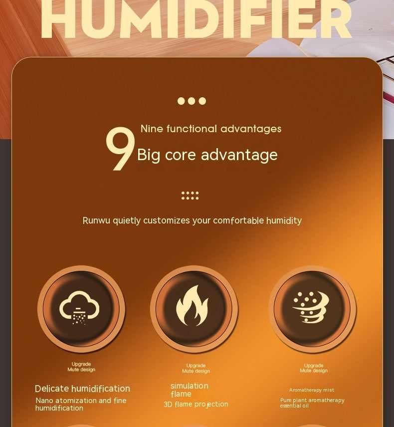 Flame LED Humidifier