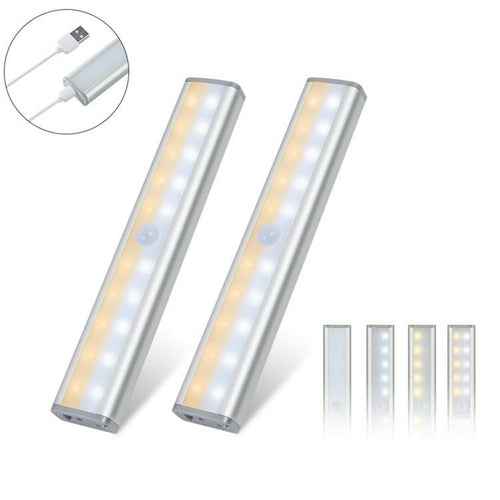 Multi-pack motion-activated LED bar lights for home lighting solutions