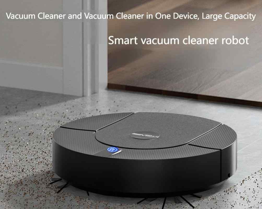 Smart Robotic Vacuum Cleaner with Automatic Self-Cleaning Mop, All-In-One Home Wireless Charging Cleaning Machine