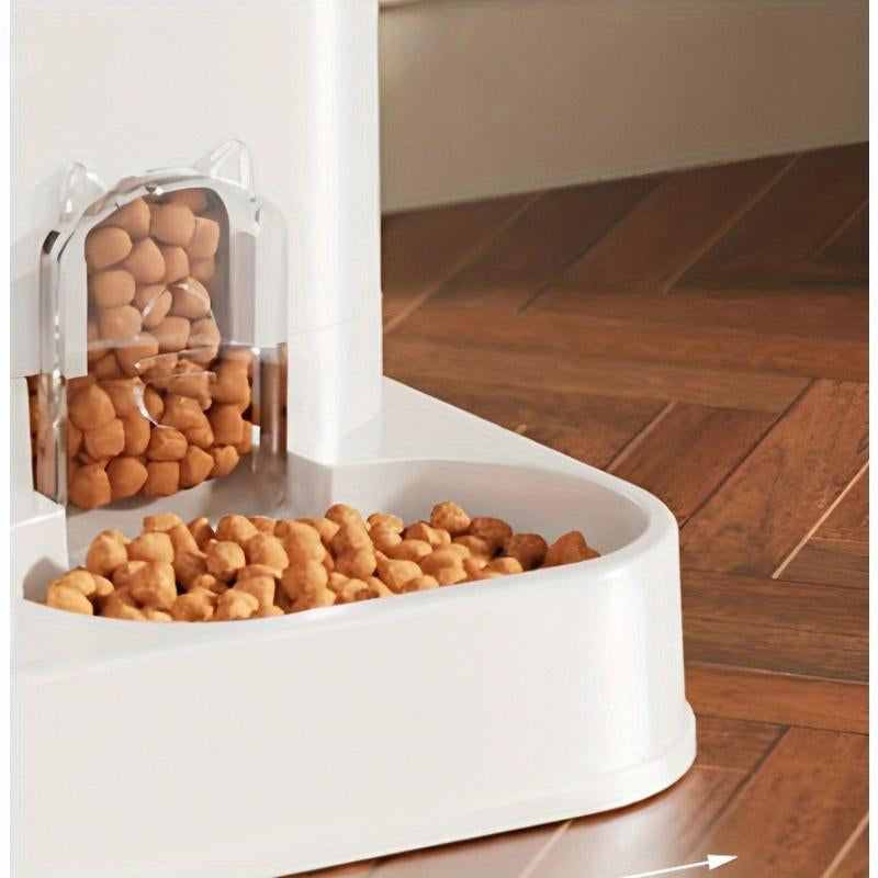Home pet hydration solution with automatic water dispenser and bowl