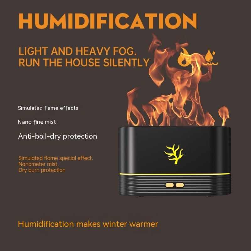 Flame LED Humidifier