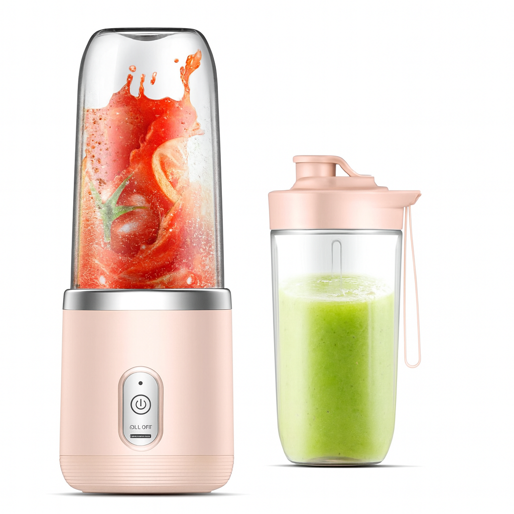 Portable USB blender for smoothies and shakes at home or travel