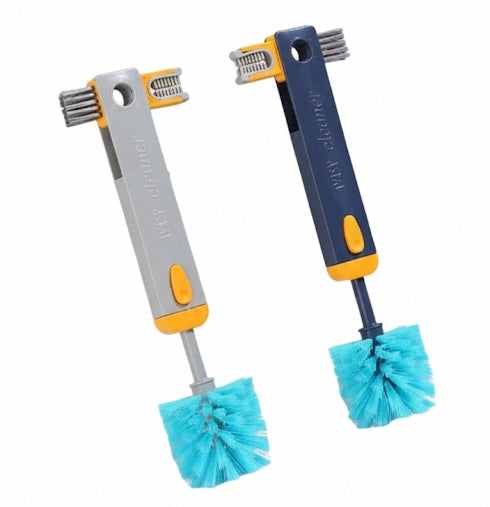 4-in-1 Bottle & Cup Cleaning Brush – Deep Clean Tool for Lids, Gaps & Cups