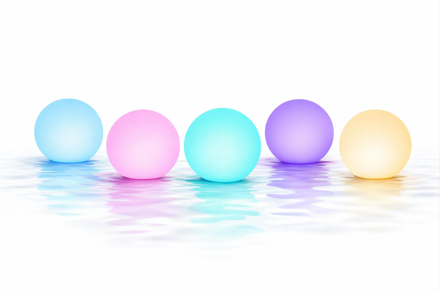 Floating RGB Pool Lights – Color-Changing Waterproof LED Ball Lights