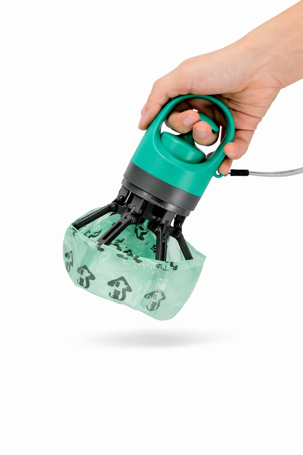 Portable Dog Pooper Scooper – No Touch Pet Waste Picker for Outdoor Use