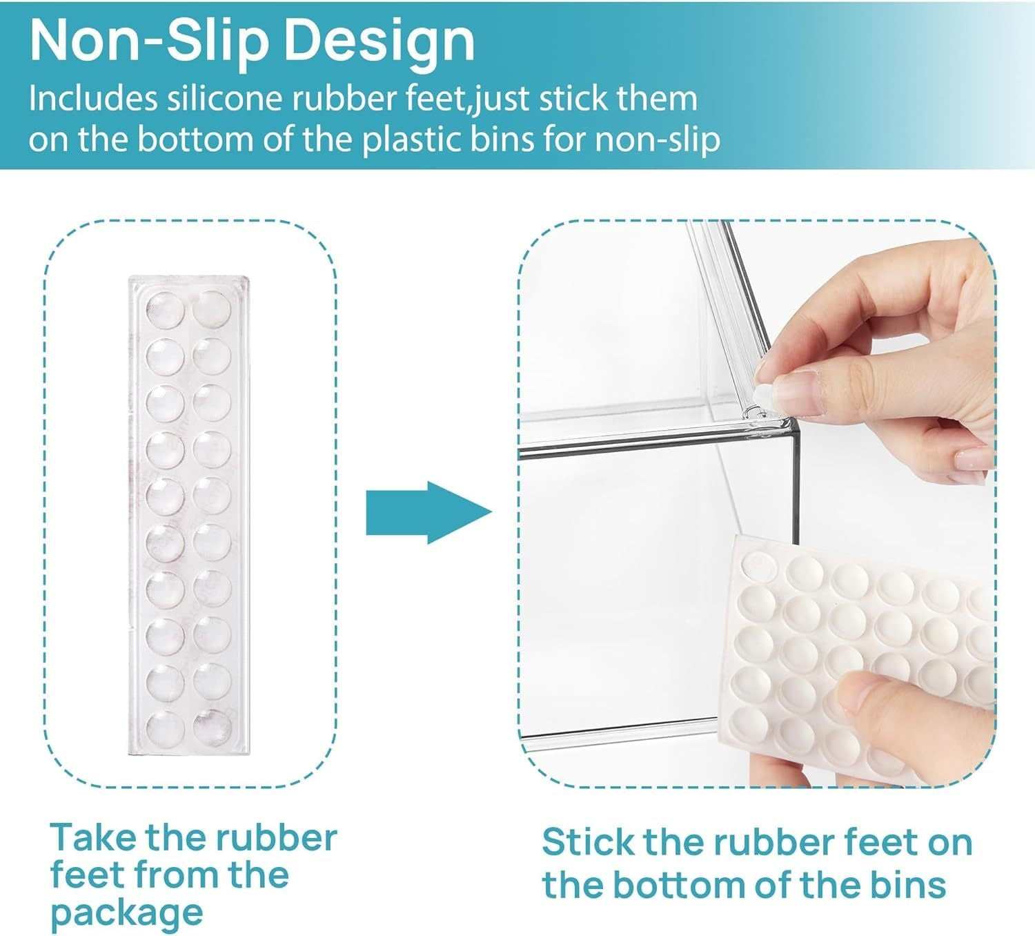 Clear Stackable Storage Drawers