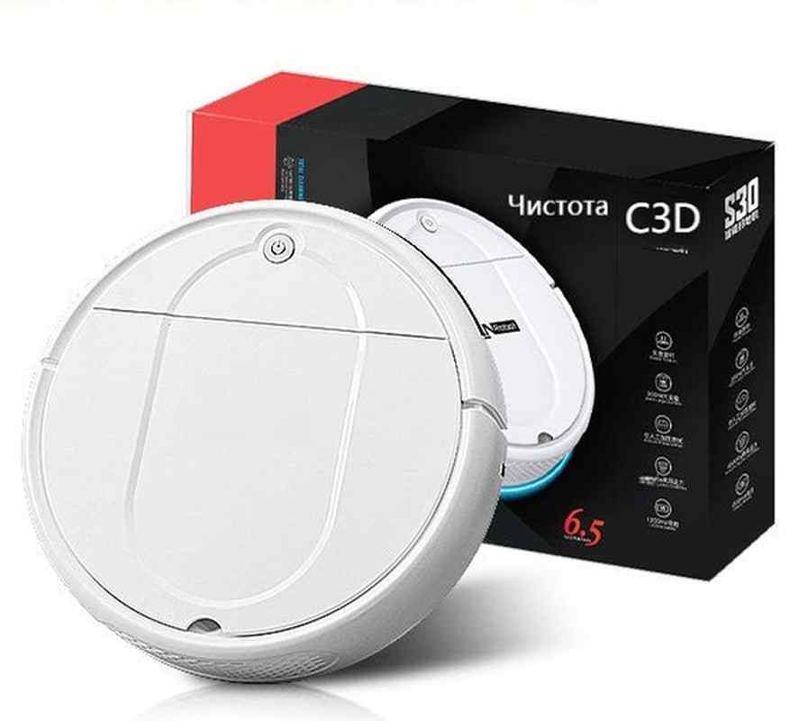 Smart Robotic Vacuum Cleaner with Automatic Self-Cleaning Mop, All-In-One Home Wireless Charging Cleaning Machine