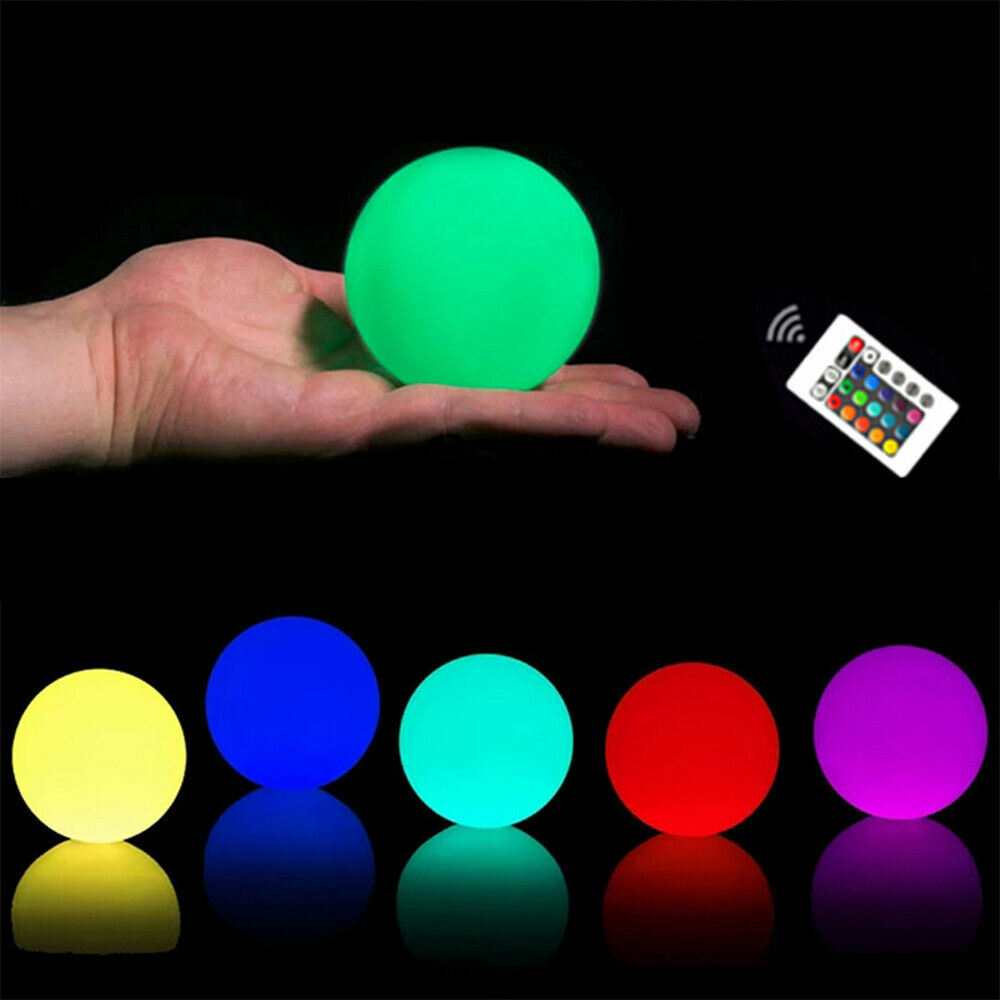 RGB floating pool lights for night pool decor
