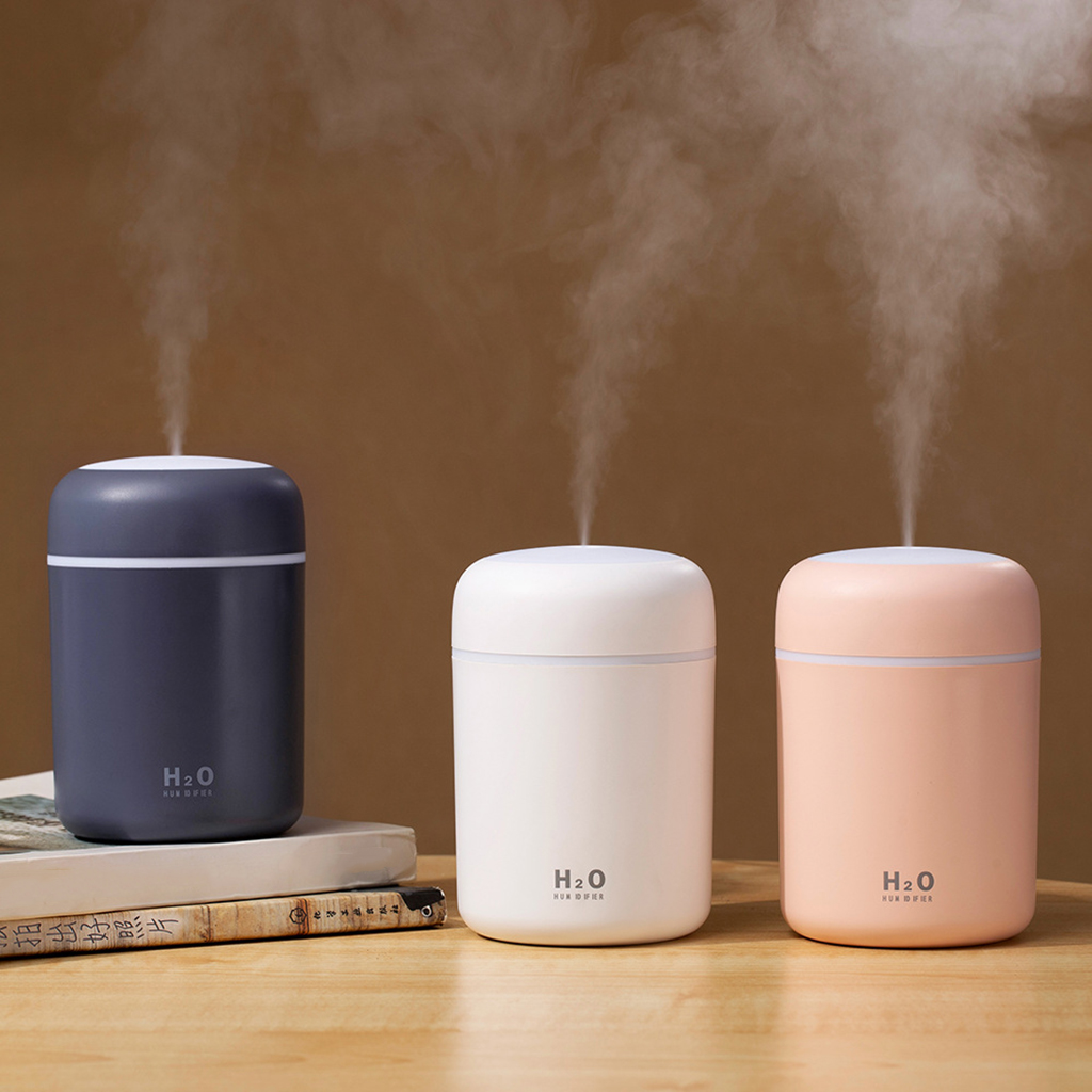 USB powered portable essential oil diffuser with quiet mist aromatherapy