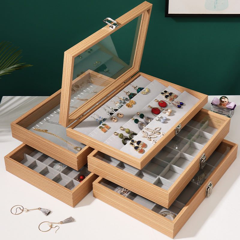 Rosewood Grain Jewelry Storage