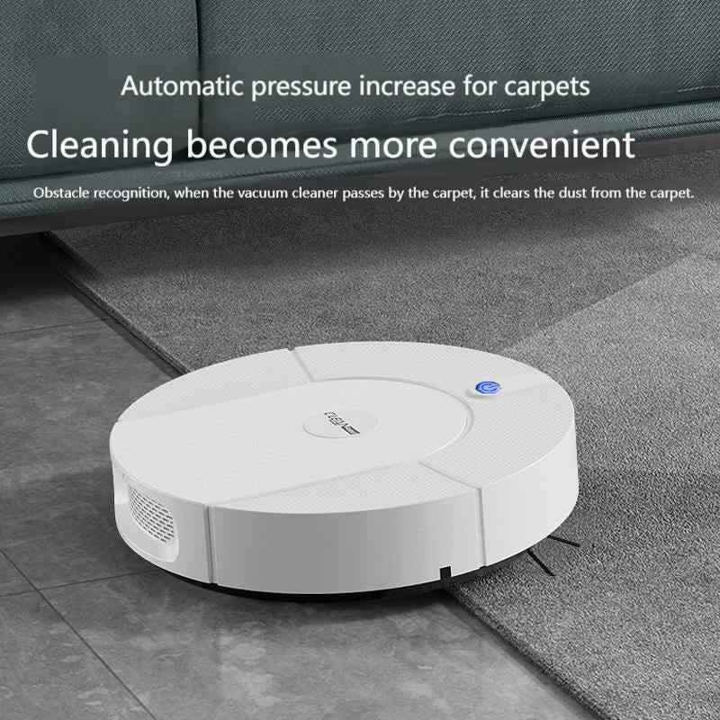 Smart Robotic Vacuum Cleaner with Automatic Self-Cleaning Mop, All-In-One Home Wireless Charging Cleaning Machine